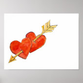 Zwei Herzen - Pfeil 2011 Poster (Vorne)