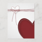 Zwei Herzen Postkarte (Vorderseite)