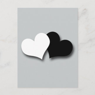 Zwei Herzen Postkarte