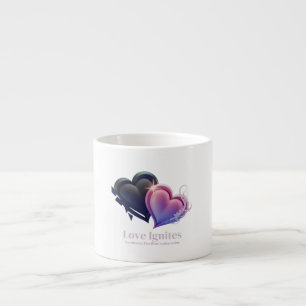 Zwei Herzen Romantische Tasse