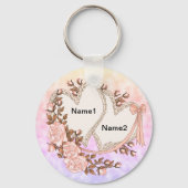 Zwei Herzen Schlüsselanhänger (Vorderseite)