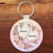 Zwei Herzen Schlüsselanhänger (Vorderseite)