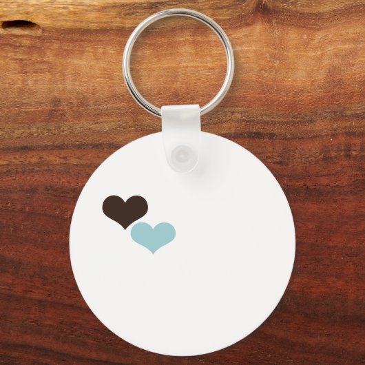 Zwei Herzen Schlüsselanhänger (Vorderseite)