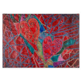 Zwei Herzen Schneidebrett (Vorderseite)