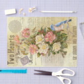 Zwei Herzen Seidenpapier (Handwerk)