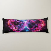 Zwei Herzen Seitenschläferkissen (Rückseite)