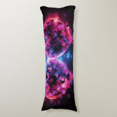 Zwei Herzen Seitenschläferkissen (Vorderseite Vertikal)