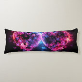 Zwei Herzen Seitenschläferkissen (Vorderseite)