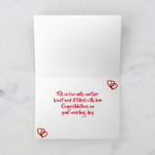 "ZWEI HERZEN TREFFEN" DANN MARRAIGE KARTE (Innenseite)