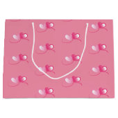 Zwei Herzen treffen sich als eine Große Geschenktüte (Vorderseite)