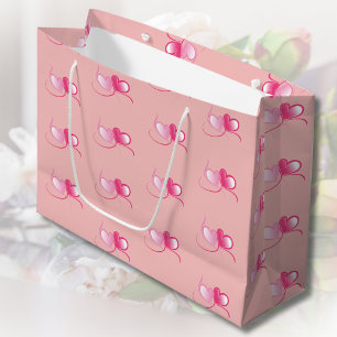 Zwei Herzen treffen sich als eine Große Geschenktüte
