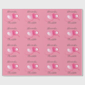 Zwei Herzen treffen sich als eine individuelle Hoc Geschenkpapier (Flach)