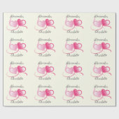 Zwei Herzen treffen sich als eine individuelle Hoc Geschenkpapier (Flach)