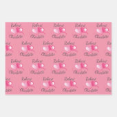 Zwei Herzen treffen sich als eine individuelle Hoc Geschenkpapier Set (Vorderseite 3)