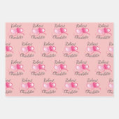 Zwei Herzen treffen sich als eine individuelle Hoc Geschenkpapier Set (Vorderseite 2)