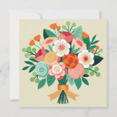 Zwei Herzen vereint Einladung (Rückseite)