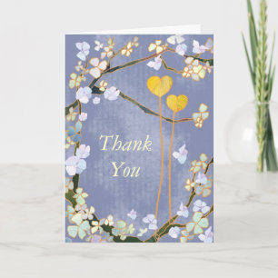 Zwei Herzen: Wedding Dankes- Karten