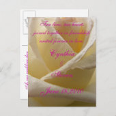 Zwei Herzen, zwei Leben Ankündigungspostkarte (Vorne/Hinten)