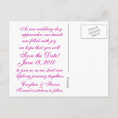 Zwei Herzen, zwei Leben Ankündigungspostkarte (Rückseite)