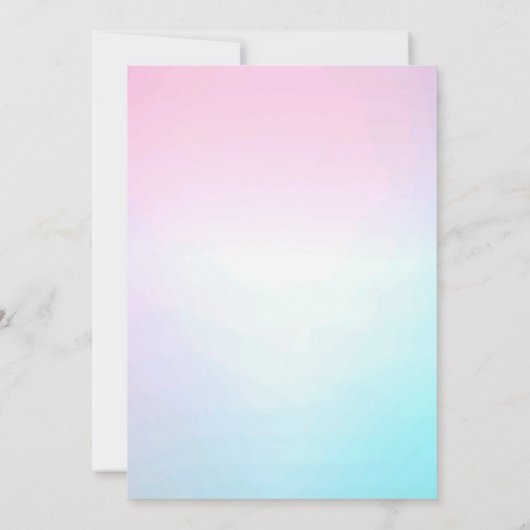 Zwei Herzen, zwei Ringe versprechen für immer Einladung (Rückseite)