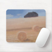 Zwei Heu-Ballen 2012 Mousepad (Mit Mouse)