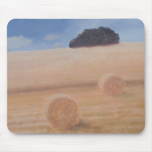 Zwei Heu-Ballen 2012 Mousepad (Vorne)