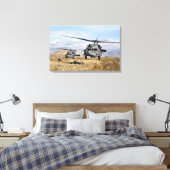 Zwei HH-60-Pavehawk-Hubschrauber, die sich auf die Leinwanddruck (Insitu (Schlafzimmer))