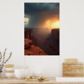 Zwei Himmel über dem Mesa Poster (Küche)