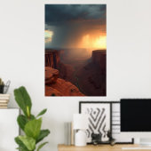 Zwei Himmel über dem Mesa Poster (Heimbüro)