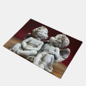 Zwei Himmlische Angel Cherubs Fußmatte (Schrägansicht)
