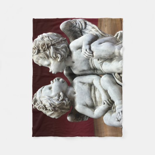 Zwei himmlische Engels-Engel Fleecedecke (Vorderseite)