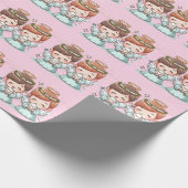 Zwei Himmlische Wächter Geschenkpapier (Ecke)