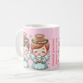 Zwei himmlische Wächter Kaffeetasse (Vorderseite Links)