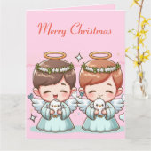 Zwei Himmlische Wächter Karte (Gelbe Blume)