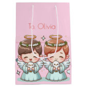 Zwei Himmlische Wächter Mittlere Geschenktüte (Rückseite)