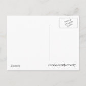 Zwei Hirsche Save the Date Postkarte (Rückseite)