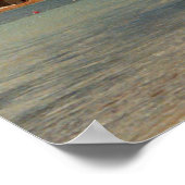 Zwei Hobie-Katamarans-Strand St Aubin Poster (Ecke)