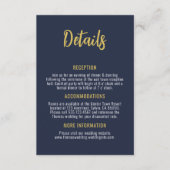 Zwei Hochzeiten an der Goldküste der Marine mit we Begleitkarte (Vorderseite)