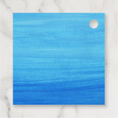 Zwei Hochzeiten im Wasser: weniger Fisch Geschenkanhänger (Rückseite)