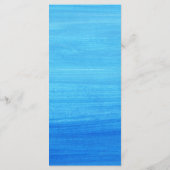 Zwei Hochzeiten mit weniger Fisch am Strand der Kü Menükarte (Rückseite)