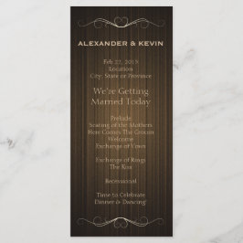 Zwei Hochzeitslandprogramme für Erwachsene Programm