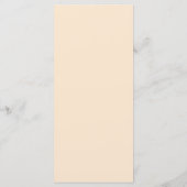 Zwei Hochzeitsprogramme für Golden Peacock Feather Programm (Rückseite)