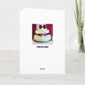 Zwei Hochzeitstage am Sonnenuntergang Herzlichen G Karte (Rückseite)