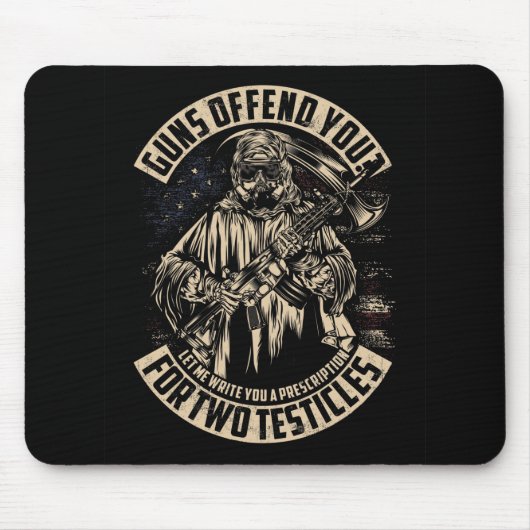 Zwei Hoden Mousepad (Vorne)