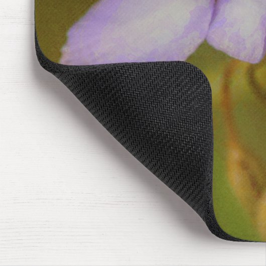 Zwei Hübsche Lila Blume Art Mouse Pad Mousepad (Ecke)