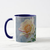 Zwei Hübsche Rose Blume Art Cup Tasse (Links)