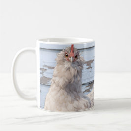 Zwei Hühner Farmhaus Küche Rustikal Land Kaffeetasse