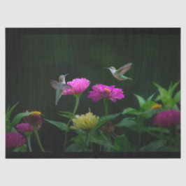 Zwei Hummingbirds-Gewebepapier Seidenpapier