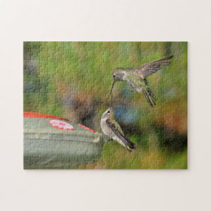 Zwei Hummingvögel Puzzle