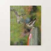 Zwei Hummingvögel Puzzle (Vertikal)